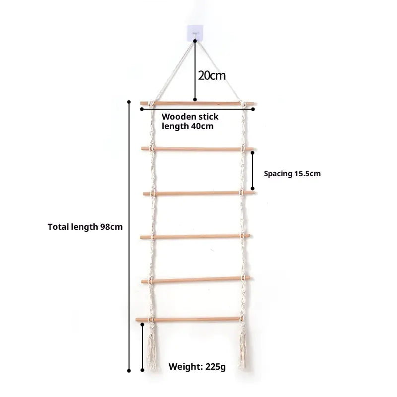 Macrame Claw Clip Organizer