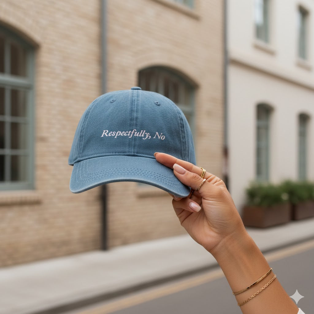 Respectfully No Denim Hat