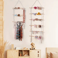 Macrame Claw Clip Organizer