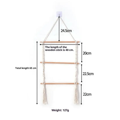 Macrame Claw Clip Organizer