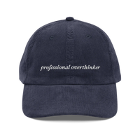 Professional Overthinker Corduroy Cap