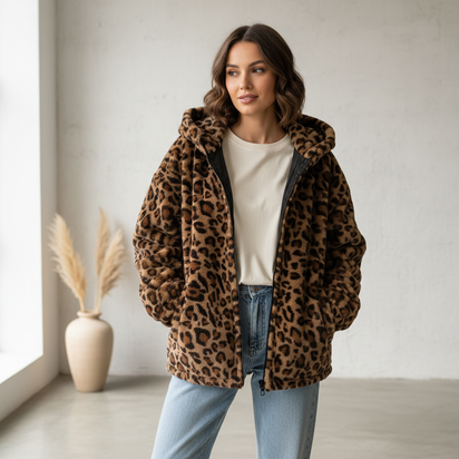 Pretty Paws Leopard Zip Up
