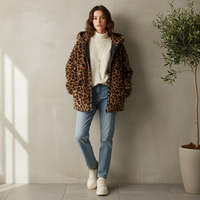 Pretty Paws Leopard Zip Up