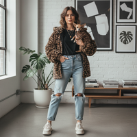 Pretty Paws Leopard Zip Up