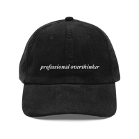 Professional Overthinker Corduroy Cap