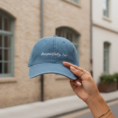 Respectfully No Denim Hat